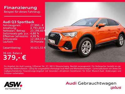 Usata Audi Q3 150 CV (110 kW) 2021 Arancione SUV