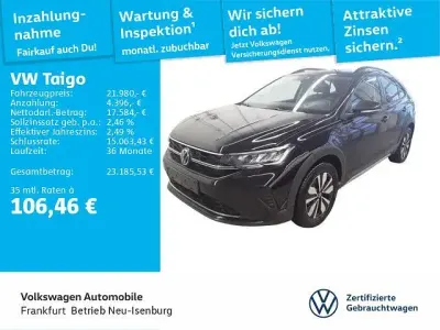Używany VW Taigo Goal 116 KM (85 kW) 2025 Czarny SUV