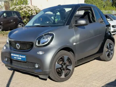 Brugt Smart ForTwo Cabrio 90 HK (66 kW) 2019 Sort Cabriolet
