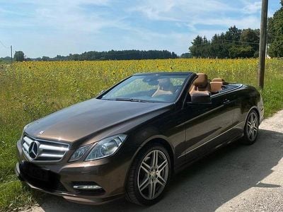 Usata Mercedes E350 265 CV (194 kW) 2012 Marrone Cabrio
