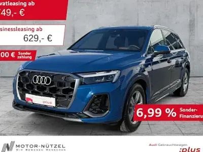 Begagnad Audi Q7 S-Line 286 HK (210 kW) 2025 Blå SUV