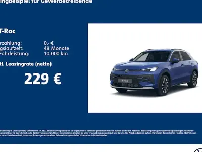 Neu VW T-Roc Life 116 PS (85 kW) 2026 Blau SUV