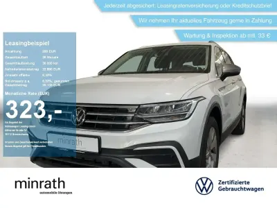 Usata VW Tiguan Life 110 CV (80 kW) 2022 Bianco SUV
