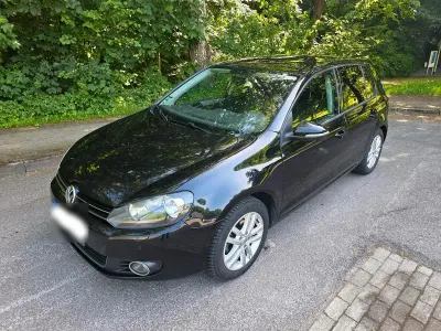 Gebraucht VW Golf VI Highline 122 PS (89 kW) 2010 Schwarz Kleinwagen