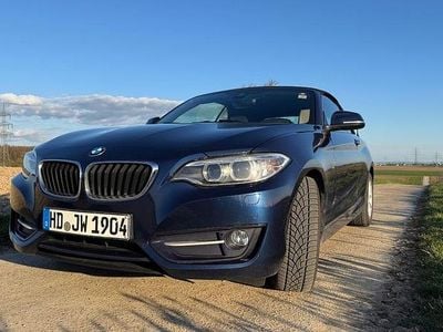 Gebraucht BMW 220 Sport Line 190 PS (139 kW) 2015 Blau Cabrio