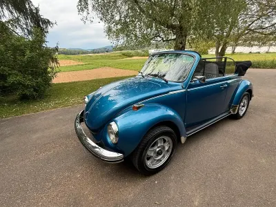 Brugt VW Käfer 50 HK (36 kW) 1974 Blå Cabriolet