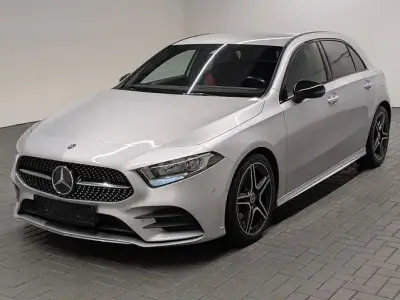 Brugt Mercedes A200 AMG line 163 HK (119 kW) 2018 Sølv Sedan