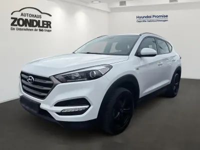 Gebraucht Hyundai Tucson Classic 97 PS (71 kW) 2017 Polar white / sol (weiss) SUV