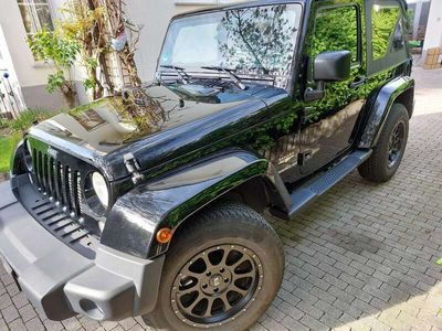 gebraucht Jeep Wrangler Sahara 28 CRD mit Soft- und Hardtop/+Ständer