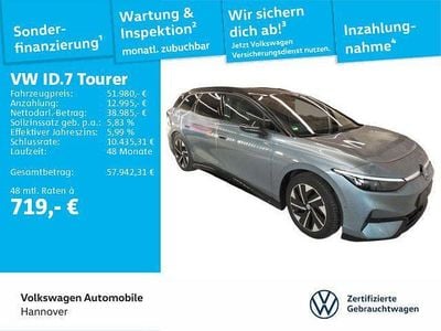 Gebraucht VW ID.7 Pro 210 kW (286 PS) 2025 Stonewashed blue metallic/schw Kombi