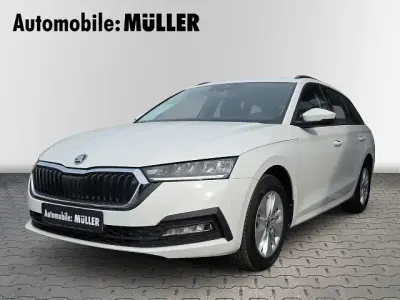 Occasion Skoda Octavia Ambition 116 PK (85 kW) 2023 Wit Stationwagen