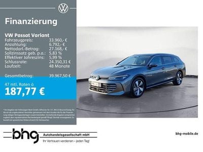 Gebraucht VW Passat Business 204 PS (150 kW) 2025 Diabasgrau metallic Kombi