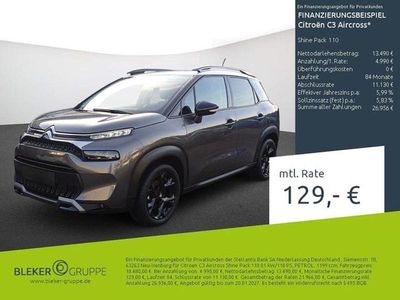 Grau/typ aussenverkleidung metalliclackierung Gebraucht 2023 Citroën C3 Aircross Shine SUV | 18.480 € (Teuer)