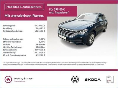 Gebraucht VW Touareg R-line 286 PS (210 kW) 2021 Blau SUV