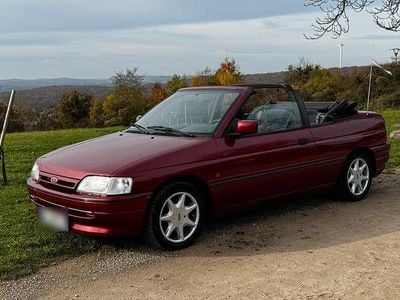 Gebraucht Ford Escort Cabriolet 105 PS (77 kW) 1991 Rot Cabrio