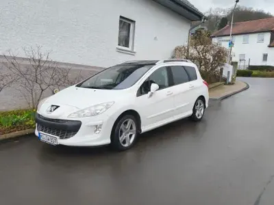 Gebraucht Peugeot 308 SW Premium 120 PS (88 kW) 2010 Weiß Kombi