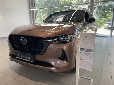 Gebraucht Mazda CX-80 Homura-Line 254 PS (186 kW) 2025 Gelb SUV