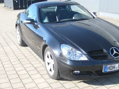 Gebraucht Mercedes SLK200 163 PS (119 kW) 2005 Schwarz Cabrio