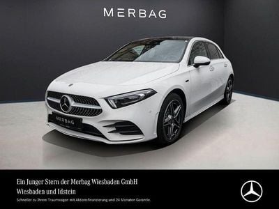 Gebraucht Mercedes A250 AMG line 218 PS (160 kW) 2021 Polarweiß Limousine
