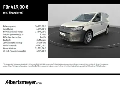Neu VW Caddy 90 PS (66 kW) 2026 Weiß Van / Kleinbus