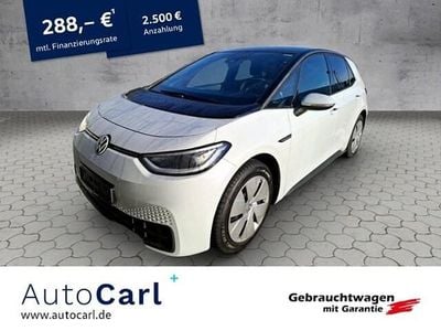 Gebraucht VW ID.3 Business 150 kW (204 PS) 2021 Gletscherweiß metallic schwar Kleinwagen