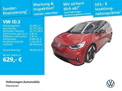 Brugt VW ID.3 GTX 239 kW (326 HK) 2025 Rød Hatchback