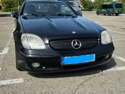 Gebraucht Mercedes SLK200 163 PS (119 kW) 2003 Schwarz Cabrio