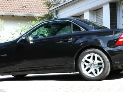 Usata Mercedes SLK200 163 CV (119 kW) 2004 Nero Cabrio