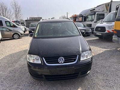 Gebraucht VW Touran Trendline 140 PS (102 kW) 2006 Schwarz Van / Kleinbus