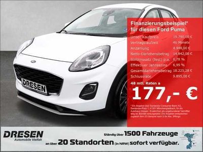 gebraucht Ford Puma Titanium Design 1.0 EcoBoost MHEV 125PS /Navi/Winter Paket/PDC