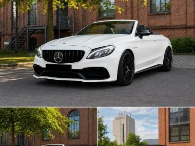 Gebraucht Mercedes C63 AMG AMG 476 PS (350 kW) 2017 Weiß Cabrio