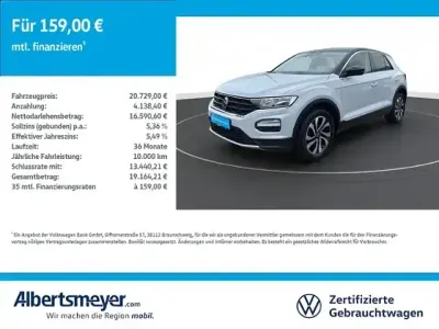 Gebraucht VW T-Roc Active 150 PS (110 kW) 2021 Weiß SUV