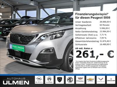 gebraucht Peugeot 5008 Allure 1.5 BlueHDi 130 FAP EU6d-T 7-Sitzer Klimaautomatik vo.&hi. Rückfahrkamera