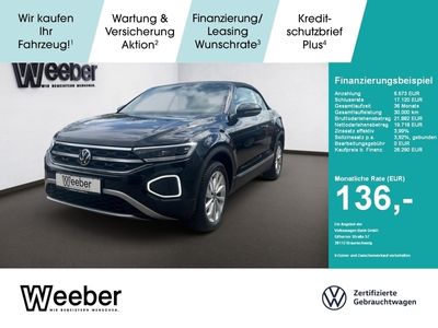 gebraucht VW T-Roc Cabriolet Style Navi LED Kamera PDC LM