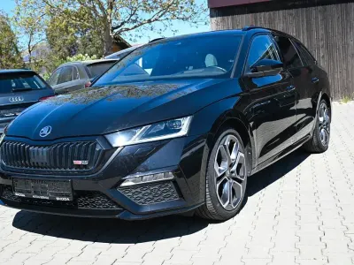 Gebraucht Skoda Octavia RS 200 PS (147 kW) 2022 Cerna magic/black magic Kombi