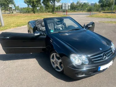 Gebraucht Mercedes CLK500 Avantgarde 387 PS (284 kW) 2006 Schwarz Cabrio
