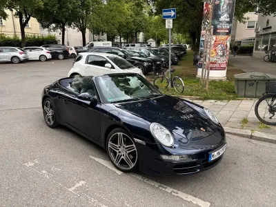 Gebraucht Porsche 911 Carrera Cabriolet 325 PS (239 kW) 2007 Blau Cabrio