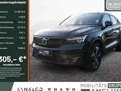 Brugt Volvo C40 Core 300 kW (408 HK) 2022 Sort SUV