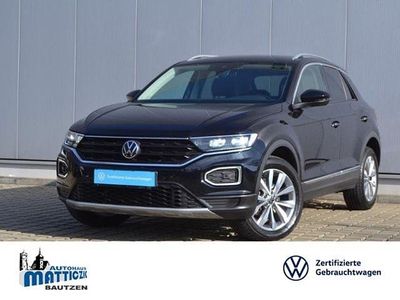 Gebraucht VW T-Roc Style 110 PS (80 kW) 2021 Deep black perleffekt SUV