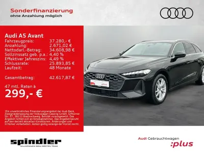 Gebraucht Audi A5 Sport 204 PS (150 kW) 2024 Mythosschwarz metallic Kombi