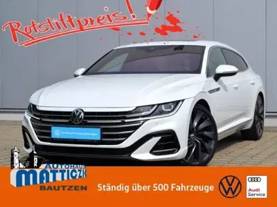 Gebraucht VW Arteon R-line 200 PS (147 kW) 2021 Oryxweiß perlmutteffekt Kombi