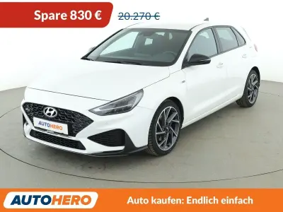 Używany Hyundai i30 N Line 160 KM (117 kW) 2021 Biały Sedan/Limuzyna