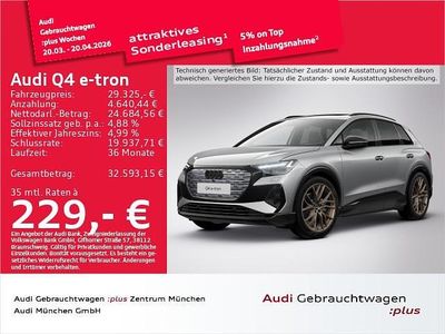 Gebraucht Audi Q4 e-tron Ambiente 125 kW (170 PS) 2022 Taifungrau metallic SUV