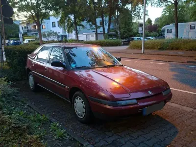 Gebraucht Mazda 323F 88 PS (64 kW) 1993 Rot Coupé