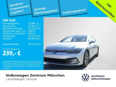 Gebraucht VW Golf VIII Style 204 PS (150 kW) 2022 Silber Limousine