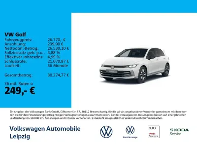 Brugt VW Golf VIII Goal 116 HK (85 kW) 2025 Hvid Sedan