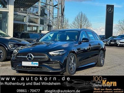 Schwarz Gebraucht 2022 Mercedes C200 AMG Limousine | 35.200 € (Fairer Preis)