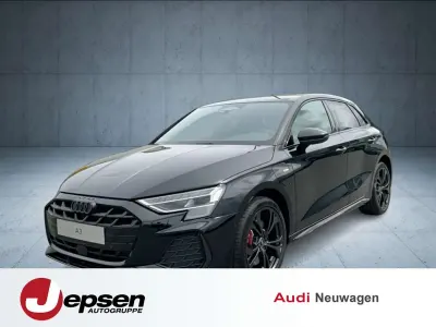 Neu Audi A3 S-Line 272 PS (200 kW) 2025 Mythosschwarz metallic Limousine