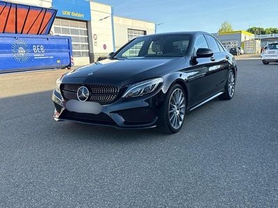 Brugt Mercedes C400 AMG line 333 HK (244 kW) 2016 Sort Sedan
