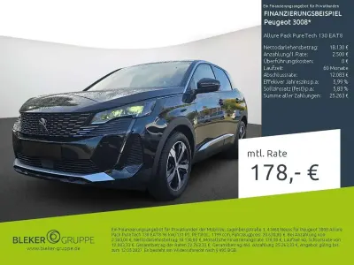 Used Peugeot 3008 Allure 131 HP (96 kW) 2023 Black SUV